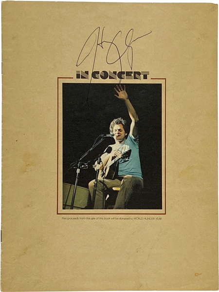 Harry Chapin Signed Program (Roger Epperson/REAL Authentication) 