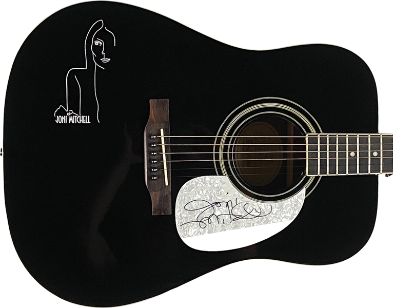 Joni Mitchell Signed Acoustic Guitar (JSA Authentication)