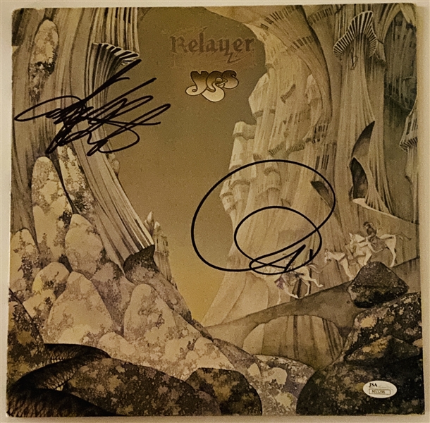 YES: Anderson & White Dual-Signed “Relayer” Record Album (JSA Authentication)