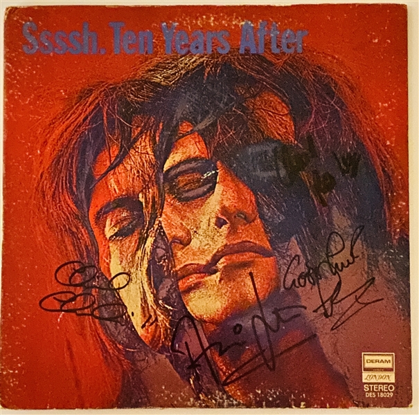 Ten Years After Group Signed “Ssssh” Record Album (4 Sigs) (JSA Authentication)