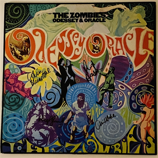 The Zombies Group Signed “Odessey & Oracle” Record Album (4 Sigs) (Beckett/BAS LOA) (Roger Epperson/REAL LOA) 