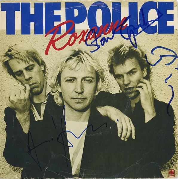 The Police Group Signed “Roxanne”45 RPM Single (3 Sigs) (PSA Authentication) 