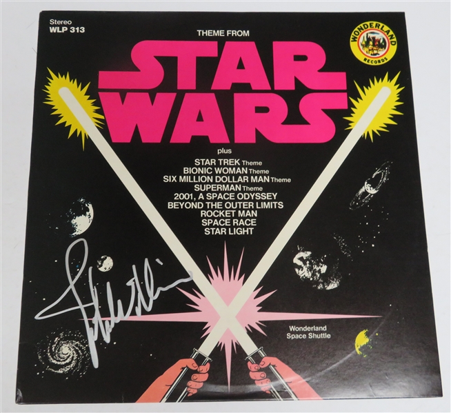 John Williams STAR WARS Signed "Theme From Star Wars" Album Record LP (JSA LOA)(Beckett/BAS LOA) 