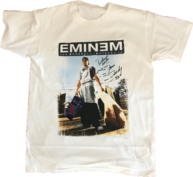 Eminem Signed "The Marshall Mathers LP" Promotional T-Shirt (ACOA)