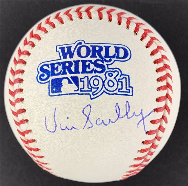 Vin Scully Signed 1981 World Series Baseball (PSA/DNA)
