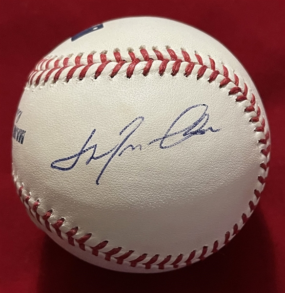 John Travolta Signed OML Baseball (Beckett/BAS)