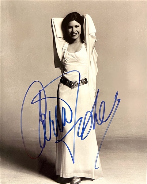 Star Wars: Carrie Fisher Signed 8” x 10” Photo from “A New Hope” (Beckett/BAS Guaranteed)