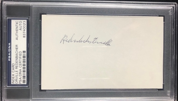 Orville Redenbacher Signed 5" x 3" Cut, PSA/DNA Encapsulated