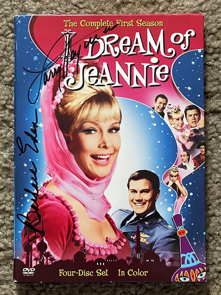  I Dream Of Jeannie DUAL SIGNED By Hagman & Eden 1st Season DVD Set! (Beckett/BAS Guaranteed)