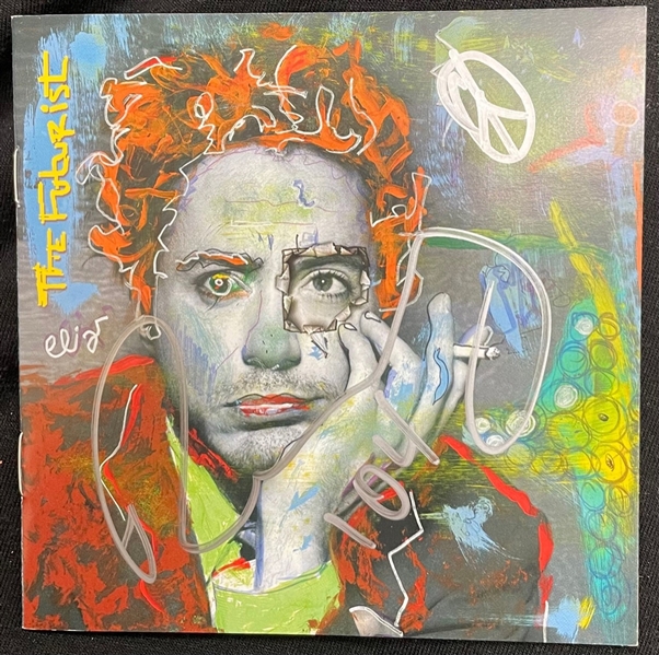 Robert Downey Jr. Signed CD Cover for his Debut Solo Album "The Futurist" (Beckett/BAS Guaranteed) 