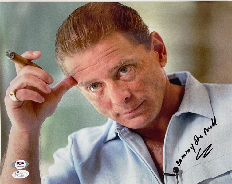 American Gangster Salvatore "Sammy the Bull" Gravano Signed 14" x 11" Color Photograph (PSA/DNA and JSA) 
