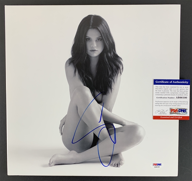 Selena Gomez Signed "Revival" Record Album Cover (PSA/DNA COA)