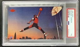 1985 Nike Michael Jordan Promotional Rookie Card RC :: PSA NM 7