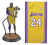 Kobe Bryant Signed Enterbay 13-Inch Action Figure - Possible 1-of-1! (Panini COA)