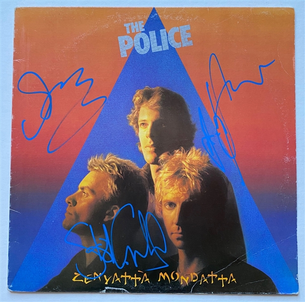 The Police Group In-Person Signed "Zenyatta Mondatta" Album (Beckett/BAS Guaranteed)