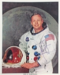Neil Armstrong RARE UNINSCRIBED Signed Official 8" x 10" Nasa Photograph (JSA LOA)