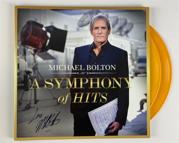 Michael Bolton Signed "A Symphony of Hits" Album (Beckett/BAS Guaranteed)