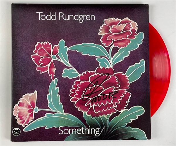 Newly Inducted HOF Member Todd Rundgren Signed Limited Edition "Something/Anything" Double Album (JSA)