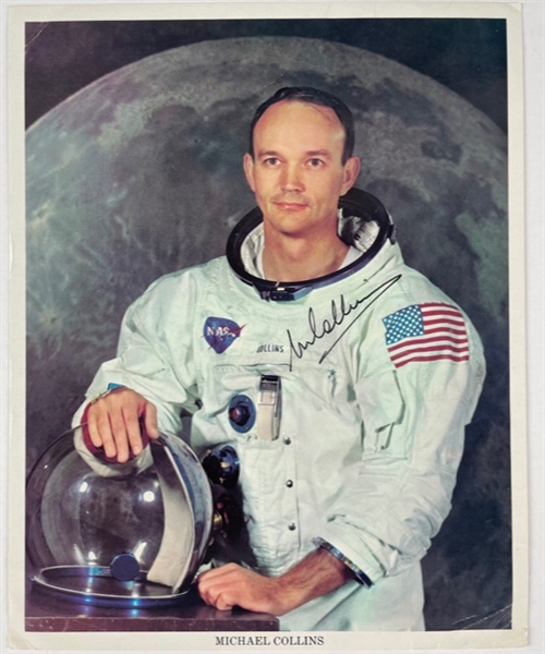 Apollo 11: Michael Collins Signed 8" x 10" Official NASA Portrait Photo (Beckett/BAS)