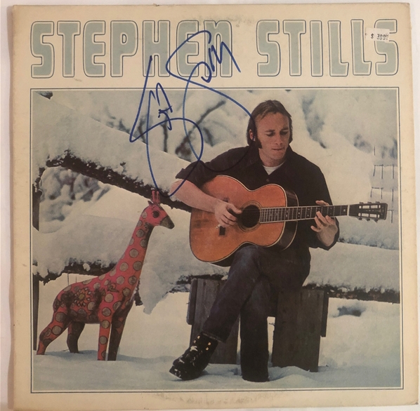 Stephen Stills In-Person Signed Self-Titled Record Album (John Brennan Collection)(Beckett/BAS Guaranteed)