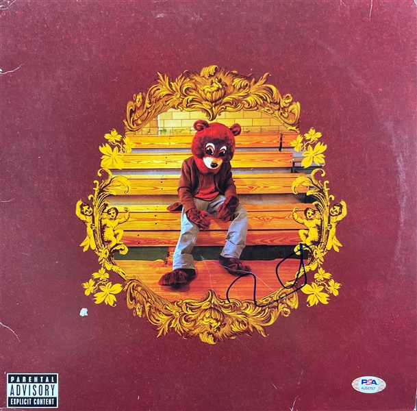 Kanye West Autographed "The College Dropout" Debut Record Album (PSA/DNA COA)