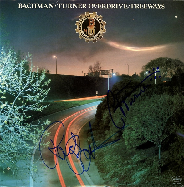 Bachman Turner Overdrive "Freeways" Album signed by Randy Bachman and Fred Turner (ACOA)  