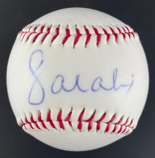 Former Alaska Governor Sarah Palin Signed Macgregor OL Baseball (Beckett/BAS Guaranteed)