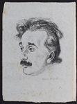 Albert Einstein Signed 8" x 10.5" Portrait Art Print (PSA/DNA)
