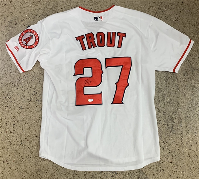 Mike Trout Signed Los Angeles Angels Home Jersey (PSA/DNA COA)