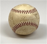 Lou Gehrig & 1938 NY Yankees Team-Signed Baseball (26 Sigs) (Beckett/BAS Authentication) 