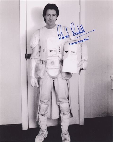 Star Wars: “Snow Trooper” Richard Bonehill Signed 8” x 10” Photo from “The Empire Strikes Back” (Beckett/BAS Guaranteed)