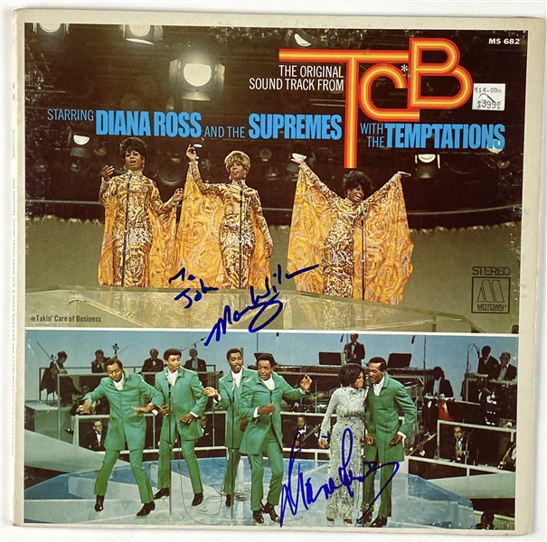 Supremes In-Person Signed “TCB” Soundtrack Record Album (2 sigs) (John Brennan Collection) (BAS Guaranteed)