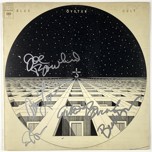 Blue Oyster Cult In-Person Group Signed “Blue Oyster Cult” Record Album (5 sigs) (John Brennan Collection) (BAS Guaranteed)