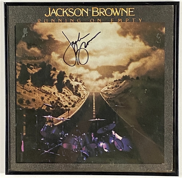 Jackson Browne Signed “Running on Empty” Record Album (PSA LOA)