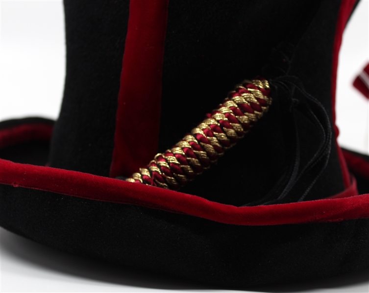 Janet Jackson’s Stage-Worn 1993 World Tour Red & Black Stage Hat (Photomatched & Provenance Julien’s Janet Jackson Auction)