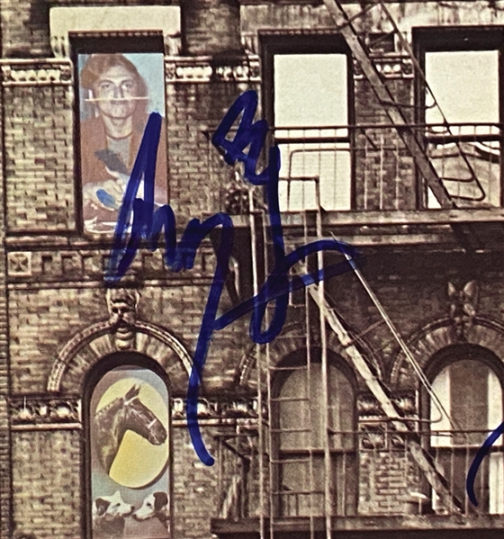 Led Zeppelin In-Person Group Signed “Physical Graffiti” Inner Album Cover (3 Sigs) (John Brennan Collection) (Beckett/BAS LOA)