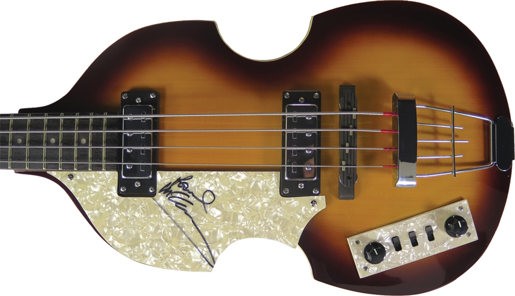 The Beatles: Paul McCartney Signed Left-Handed Hofner Ignition Bass Guitar (Beckett/BAS LOA, JSA LOA, Caiazzo LOA) 
