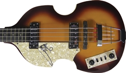 The Beatles: Paul McCartney Signed Left-Handed Hofner Ignition Bass Guitar (Beckett/BAS LOA, JSA LOA, Caiazzo LOA) 