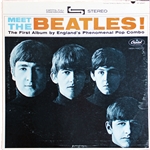 The Beatles: John Lennon RARE Signed "Meet The Beatles" Record Album (Beckett/BAS & Caiazzo LOAs)