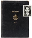 1935 John F. Kennedy Senior Year High School Yearbook & 1950s-60s Original News Photographs (4)(PSA/DNA)