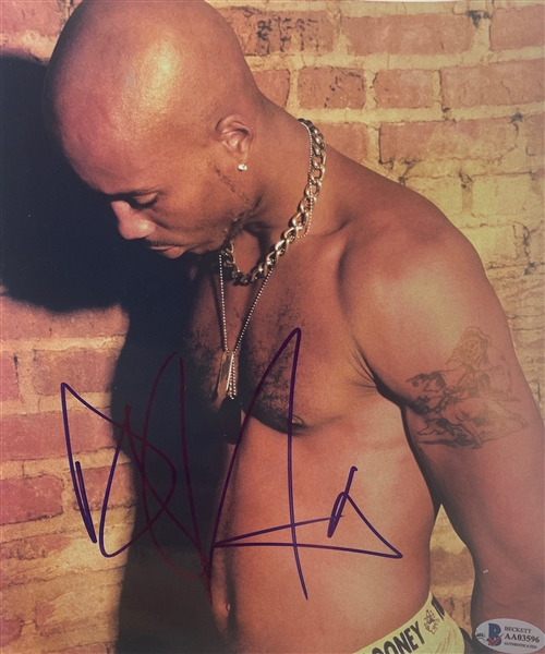 Rapper and Actor DMX Signed 8" x 10" Color Photograph (Beckett/BAS)