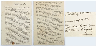 Ty Cobb Tremendous Handwritten Letter with GREAT Baseball Commentary RE: Joe Jackson & Ted Williams (Beckett/BAS Graded GEM MINT 10!)