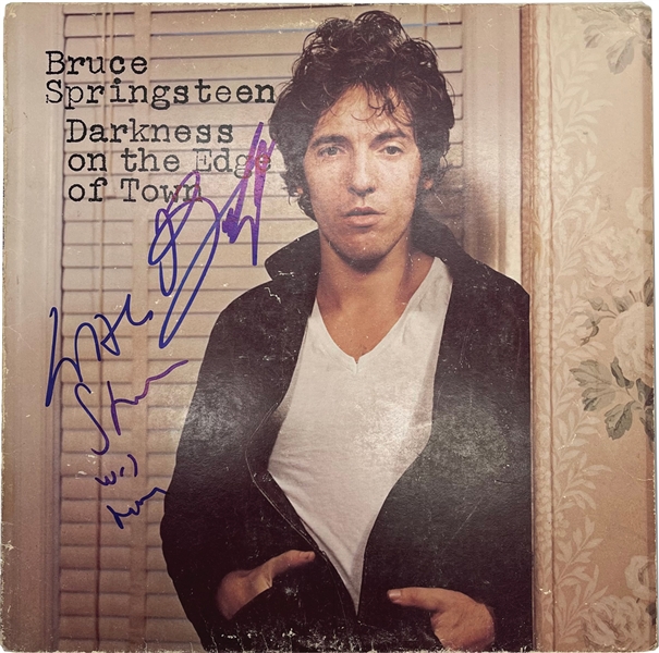 Bruce Springsteen & Steve Van Zandt Dual-Signed "Darkness on the Edge of Town” Record Album (JSA LOA) 