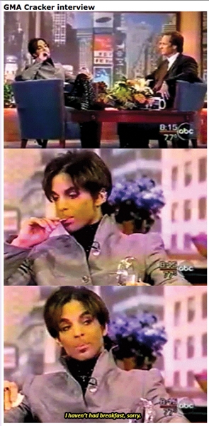 Prince’s Screen-Worn 1998 Gray “Cracker” Jacket Worn on Good Morning America (Photomatched & LOA From Prince’s Wife Mayte Garcia) 