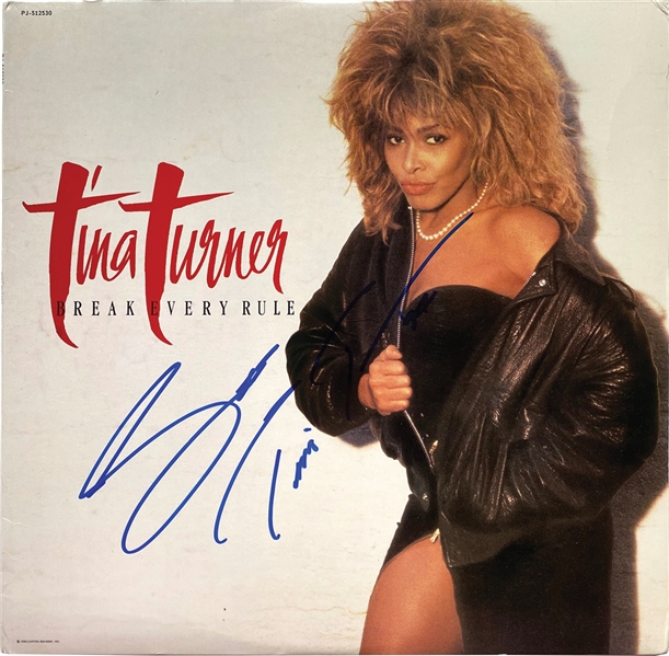 Tina Turner Signed “Break Every Rule” Record Album (Beckett/BAS Guaranteed)