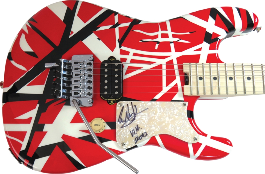 Eddie Van Halen Signed EVH/Fender "Frankenstein" Style Electric Guitar (Beckett/BAS LOA & JSA LOA) 
