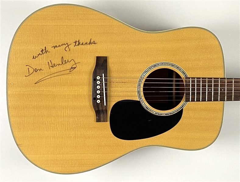 The Eagles: Don Henley Signed Acoustic Guitar (Beckett/BAS Guaranteed) 