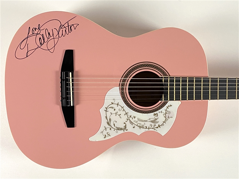Dolly Parton Signed Acoustic Guitar (Beckett/BAS Guaranteed) 
