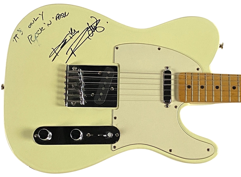 Rolling Stones: Keith Richards Signed Electric Guitar w / Lyric (Epperson/REAL LOA)