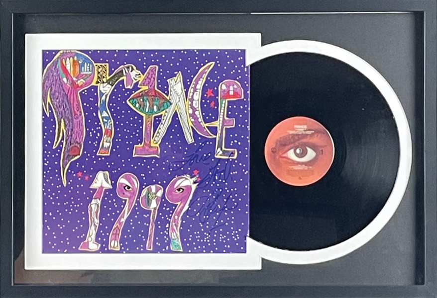 Prince ULTRA RARE In-Person Signed "1999" Record Album Cover (John Brennan Collection)(Beckett/BAS LOA)